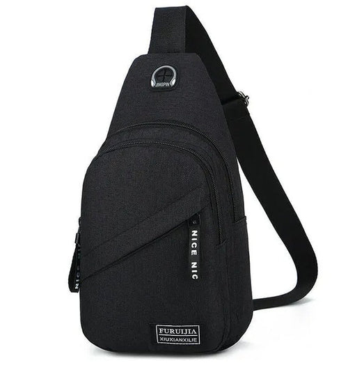 Men Women Sling Bag Chest Fanny Packs Cross Body Travel Sports