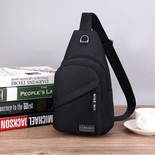 Men Women Sling Bag Chest Fanny Packs Cross Body Travel Sports